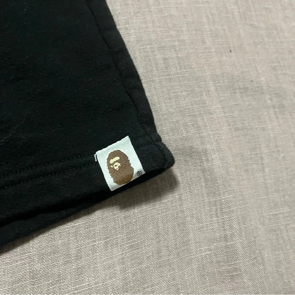 A Bathing Ape Bape Black Camo City Shorts Glow in the Dark Size Medium Shark